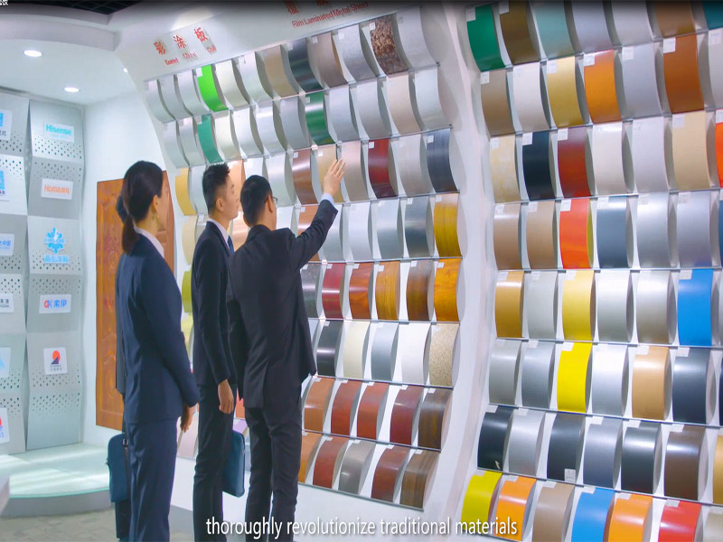 Memperkenalkan tentang filem Laminated Metal Coil / Lembaran di Anhui Alucosuper syarikat